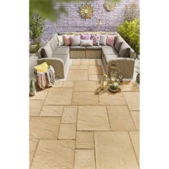 Chantry Paving 450 X 450mm Gold (Full Pack) -GreenScape Sales Store 12835545 1844832981139570