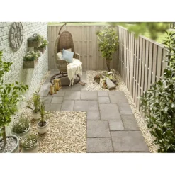 Belfrey Paving 300 X 300mm Graphite - 56 Slabs (Full Pack) -GreenScape Sales Store 12835547 1524832980510656