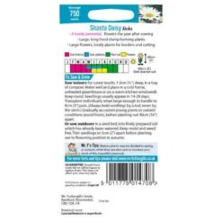 Mr. Fothergill's Shasta Daisy Alaska (Leucanthemum X Superbum) Seeds 5 Mr. Fothergill's Shasta Daisy Alaska (Leucanthemum X Superbum) Seeds -GreenScape Sales Store 12838310 5644833196453833