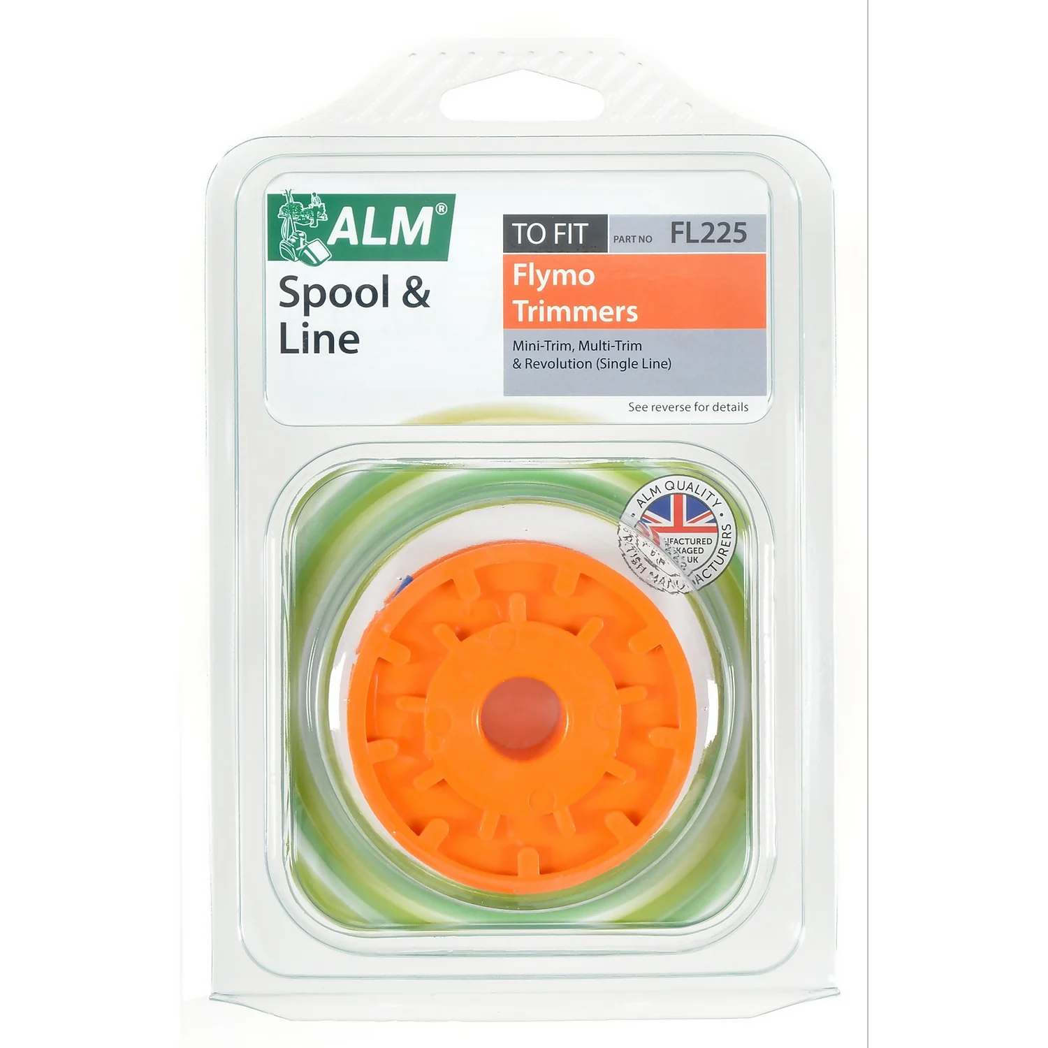 ALM FL225 Replacement Spool & Line - Flymo Trimmers 3 ALM FL225 Replacement Spool & Line - Flymo Trimmers