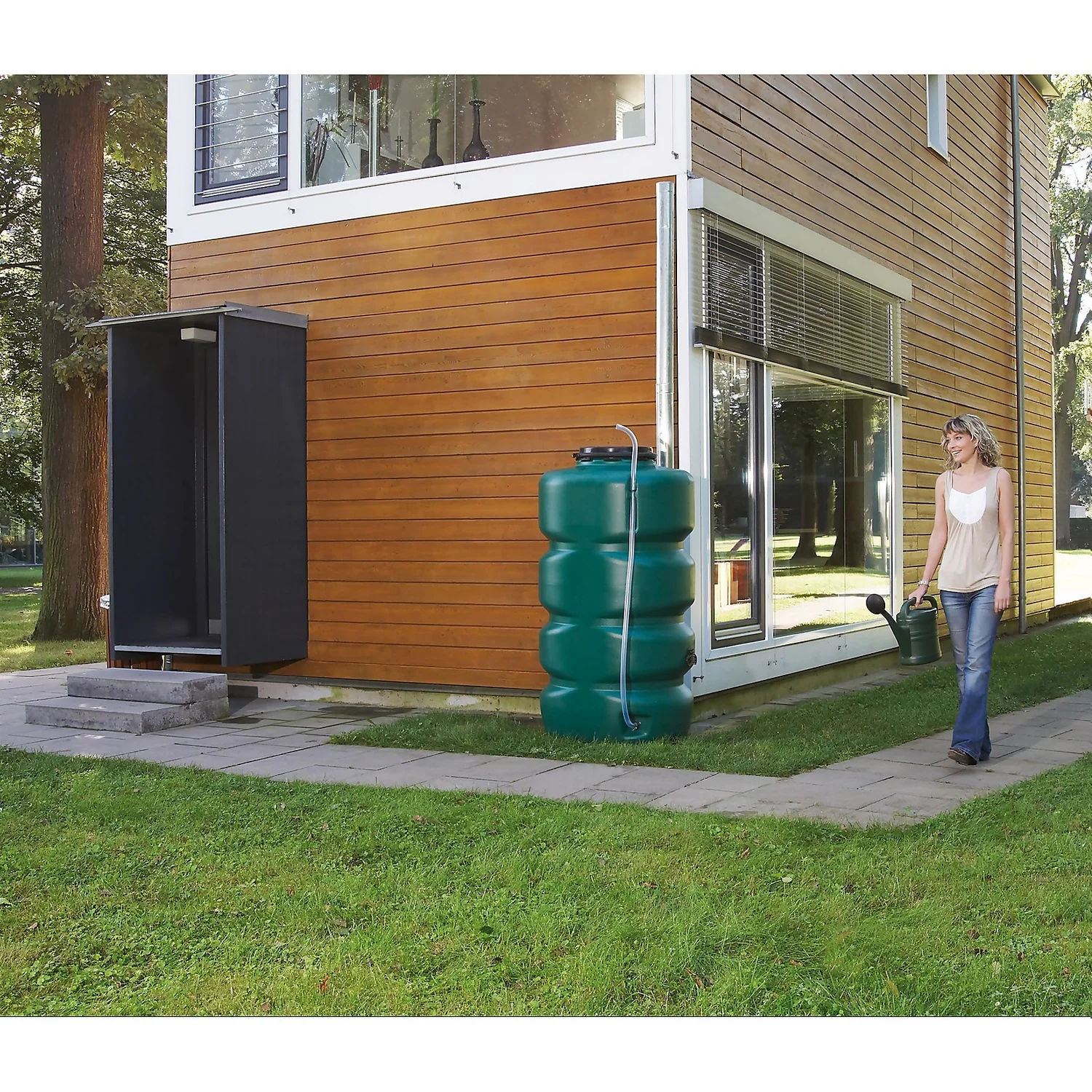 Garantia Garden Water Tank - 750L - Green 4 Garantia Garden Water Tank - 750L - Green - Image 2