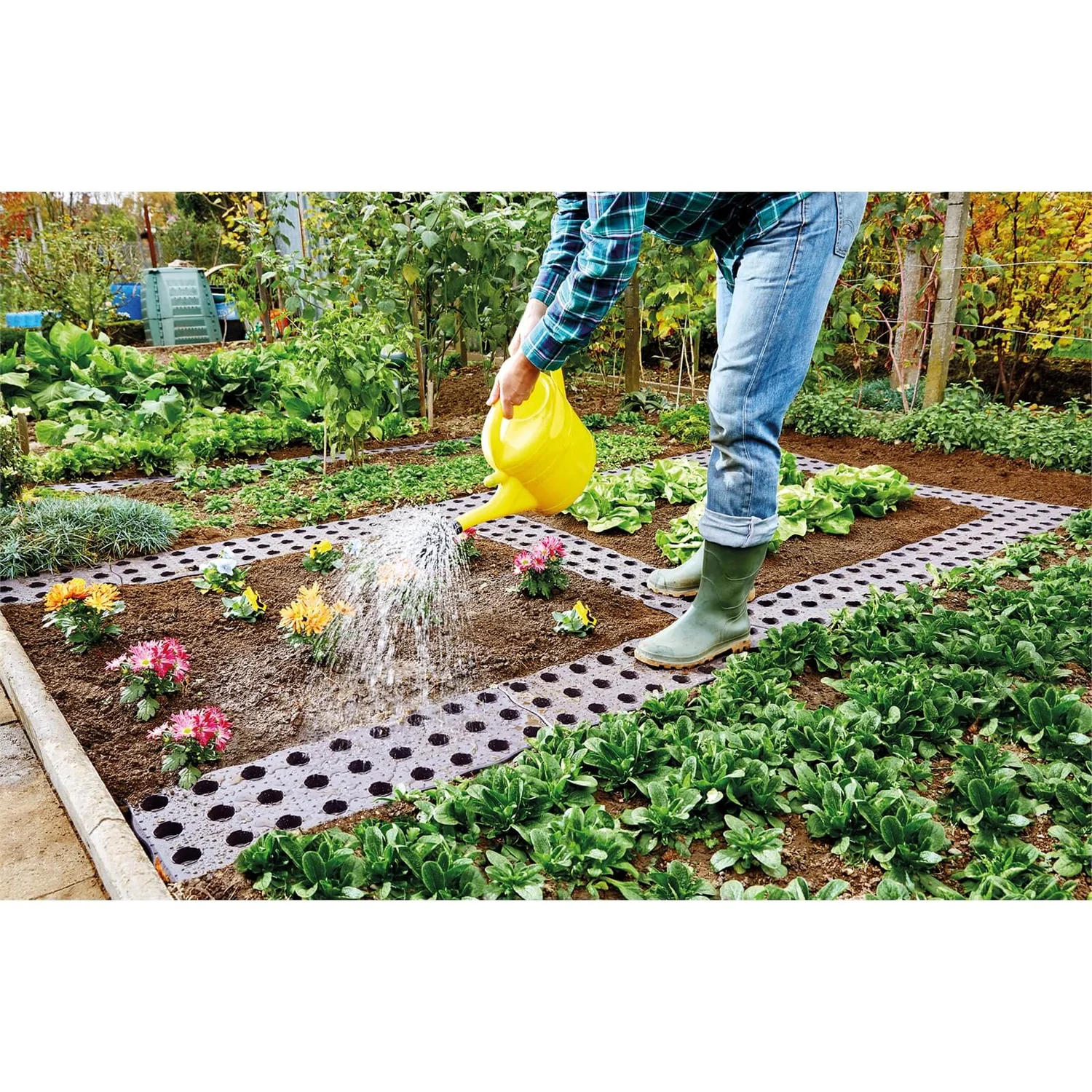 Garantia Maxi Garden Board 4 Per Set - Dark Brown 9 Garantia Maxi Garden Board 4 Per Set - Dark Brown - Image 7