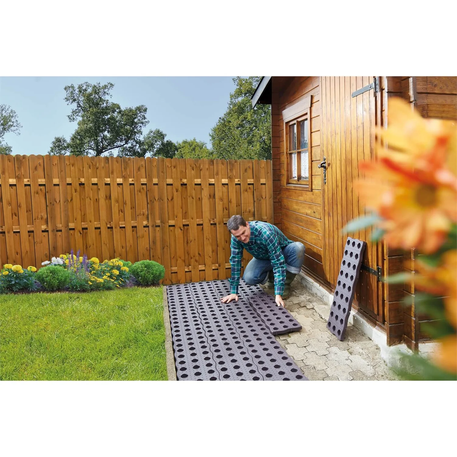 Garantia Maxi Garden Board 4 Per Set - Dark Brown 8 Garantia Maxi Garden Board 4 Per Set - Dark Brown - Image 6