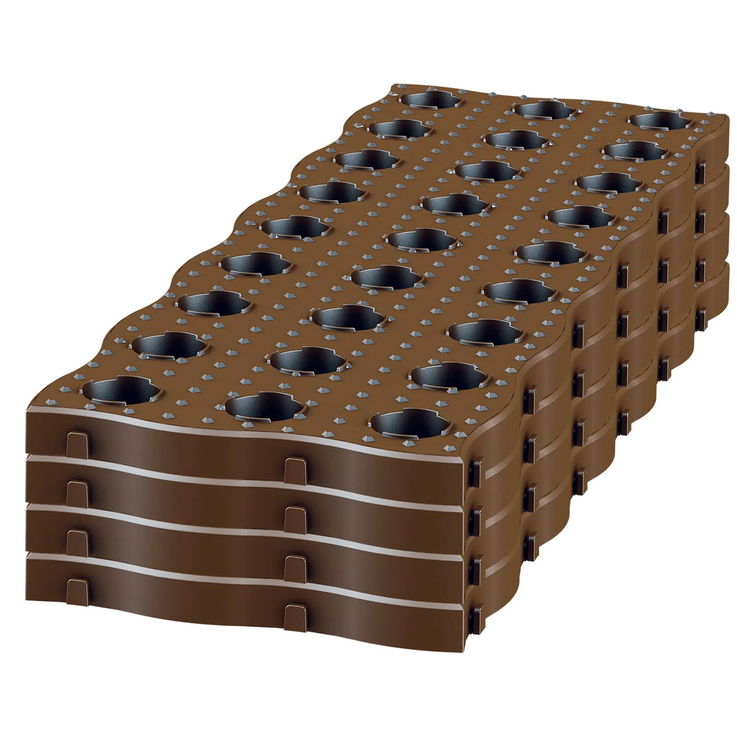 Garantia Maxi Garden Board 4 Per Set - Dark Brown 4 Garantia Maxi Garden Board 4 Per Set - Dark Brown - Image 2