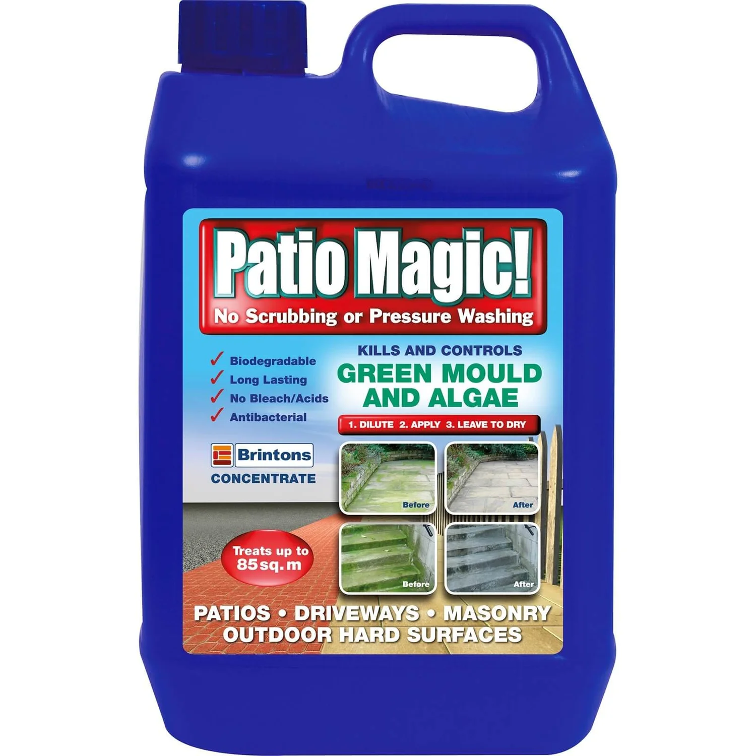 Patio Magic! Hard Surface Cleaner - 2.5L 3 Patio Magic! Hard Surface Cleaner - 2.5L
