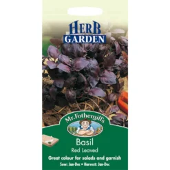 Mr. Fothergill's Basil Red Leaved (Ocimum Basilicum) Seeds