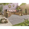 Stylish Stone Chantry Paving Patio Kit 10.22 Sqm Graphite -GreenScape Sales Store 12875994 1254843737915642