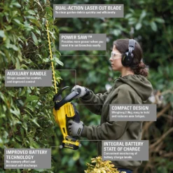 STANLEY FATMAX V20 18V Cordless Hedge Trimmer 55cm (Sfmcht855M1-Gb) -GreenScape Sales Store 12882306 2675052745698945