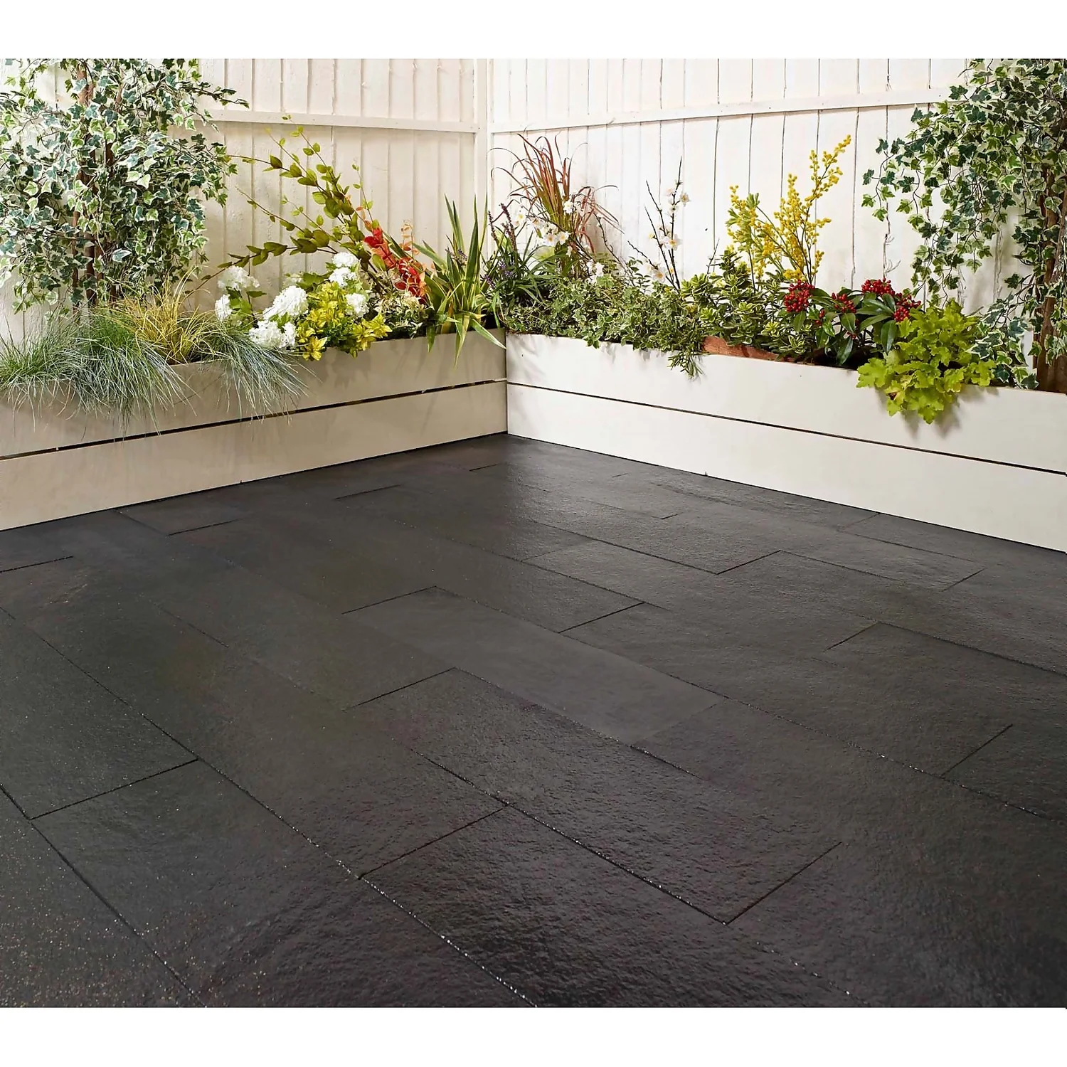 Stylish Stone Sawn Limestone 600 X 200mm - Charcoal (Full Pack) 5 Stylish Stone Sawn Limestone 600 X 200mm - Charcoal (Full Pack) - Image 3