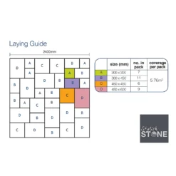 Stylish Stone Belfrey Paving Patio Kit 5.76sq M - Rustic Sage -GreenScape Sales Store 12883887 1544849855091409