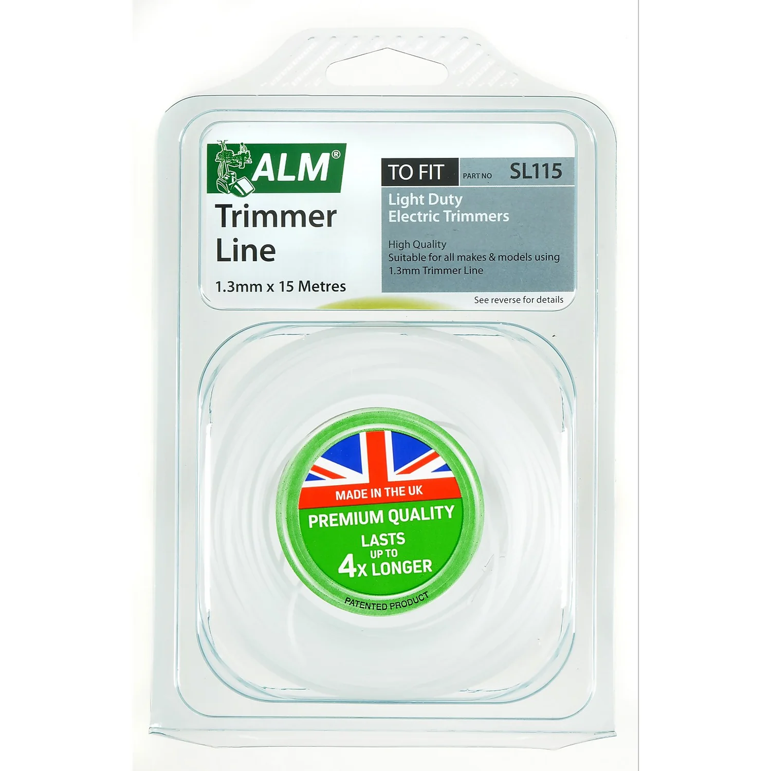 ALM Grass Trimmer Line 1.3mm X 15m 3 ALM Grass Trimmer Line 1.3mm X 15m