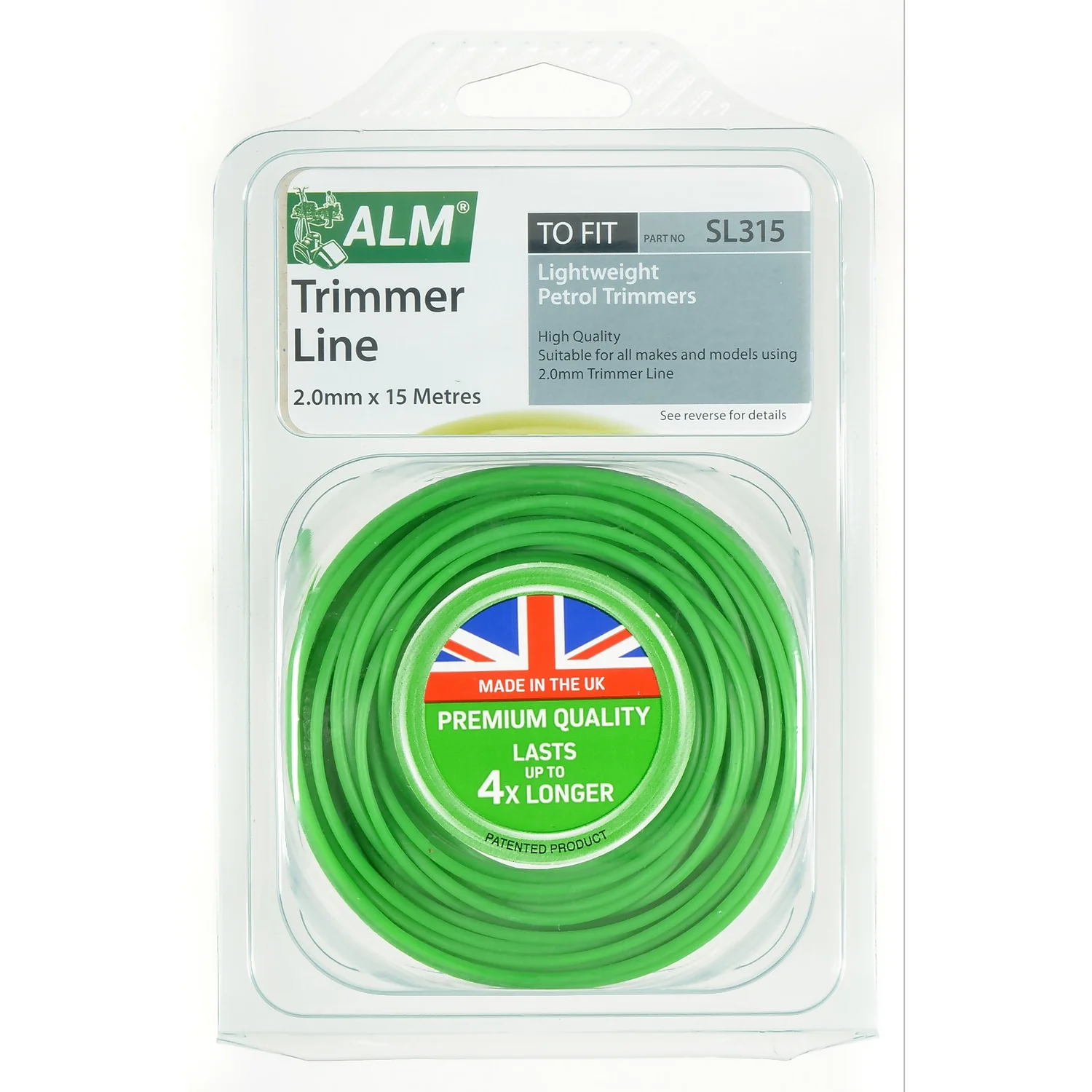 ALM Grass Trimmer Line 2.0mm X 15m 3 ALM Grass Trimmer Line 2.0mm X 15m