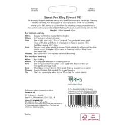 RHS Sweet Pea King Edward VII -GreenScape Sales Store 12884810 1584843470488211