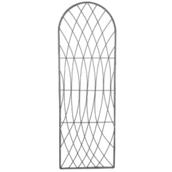 Faux Willow Arched Trellis - 1.8 X 0.6m