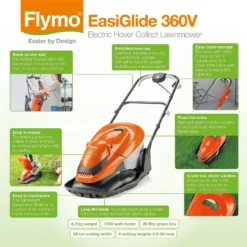 Flymo 1800W EasiGlide Electric Hover Lawn Mower - 36cm 17 Flymo 1800W EasiGlide Electric Hover Lawn Mower - 36cm -GreenScape Sales Store 12885898 1874843592684055