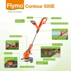 Flymo Contour Electric Grass Trimmer - 25cm -GreenScape Sales Store 12885912 1174856528981016