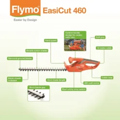 Flymo Easicut 460 Electric Hedge Trimmer - 45cm -GreenScape Sales Store 12885913 5754843593157071