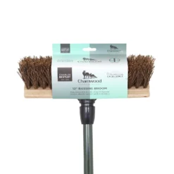 Charles Bentley Charnwood Bassine Wooden Garden Broom - 300mm -GreenScape Sales Store 12890894 2054915831703787
