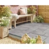Stylish Stone Chantry Paving Patio Kit 5.76 Sqm Graphite -GreenScape Sales Store 12891099 8044843737035517