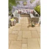 Stylish Stone Chantry Paving Patio Kit 10.22 Sqm Gold -GreenScape Sales Store 12891100 8224843737771981