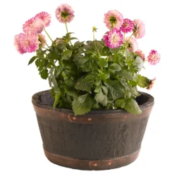 Oakwood Barrel Planter -GreenScape Sales Store 12940717 6354927489134945