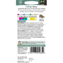 Mr. Fothergill's Cabbage Filderkraut Seeds -GreenScape Sales Store 12967174 1355004224823975