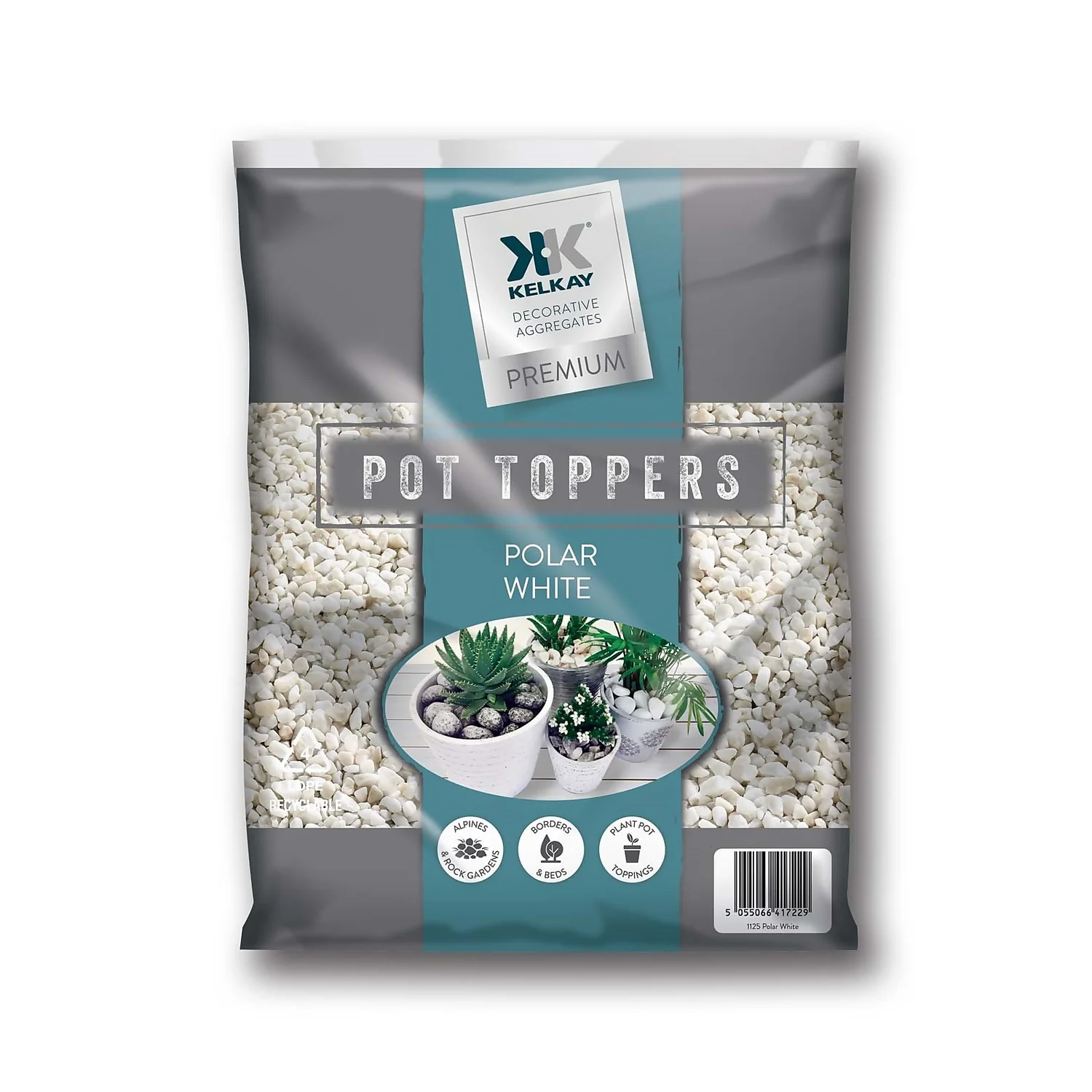 Polar White Pot Toppers - Handy Pack 3 Polar White Pot Toppers - Handy Pack