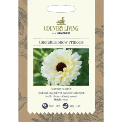 Country Living Calendulaq Snow Princess Seeds