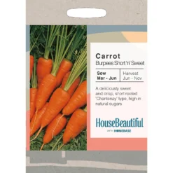 House Beautiful Carrot Burpees Short N Sweet Seeds