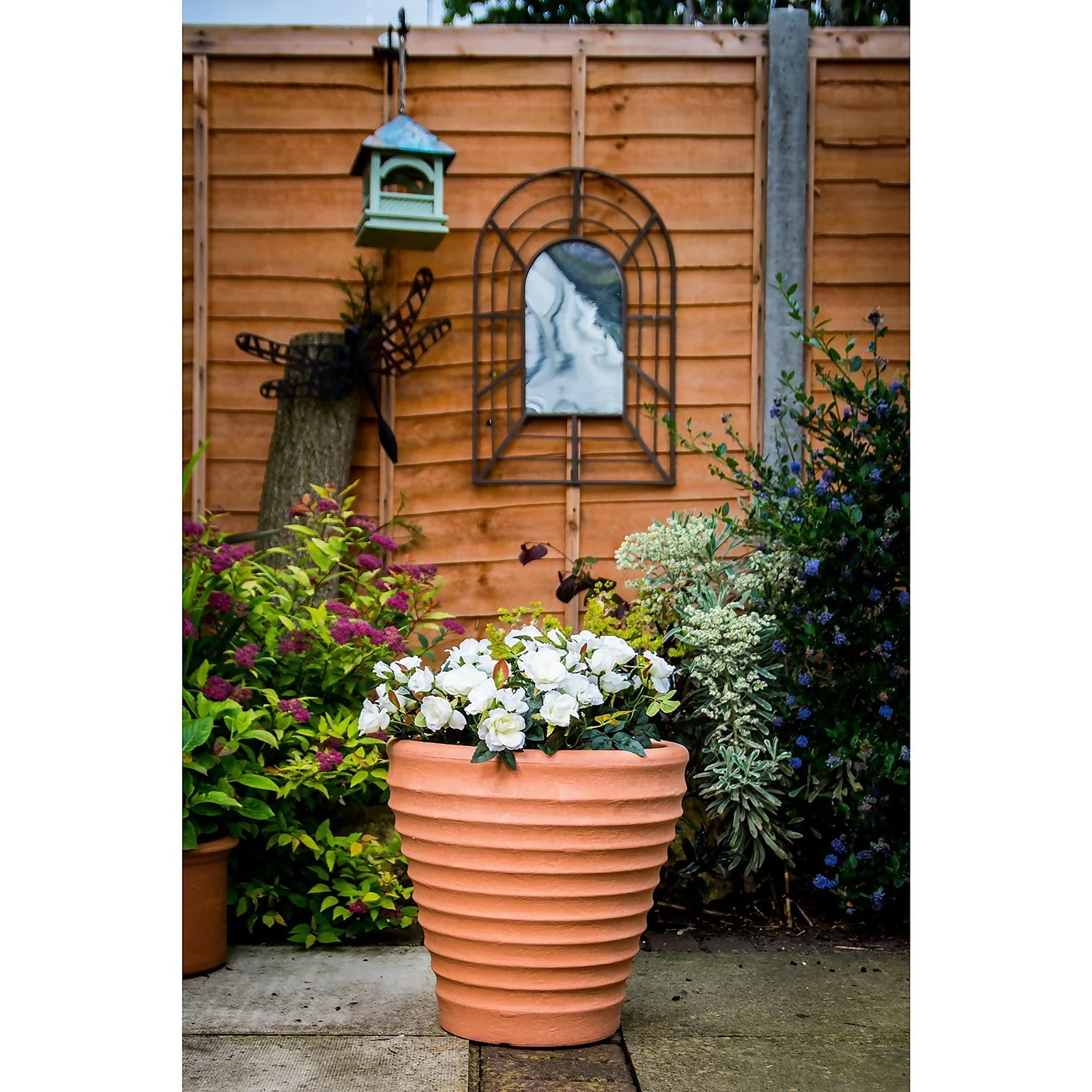 Moroccan Garden Planter Terracotta 58cm 4 Moroccan Garden Planter Terracotta 58cm - Image 2