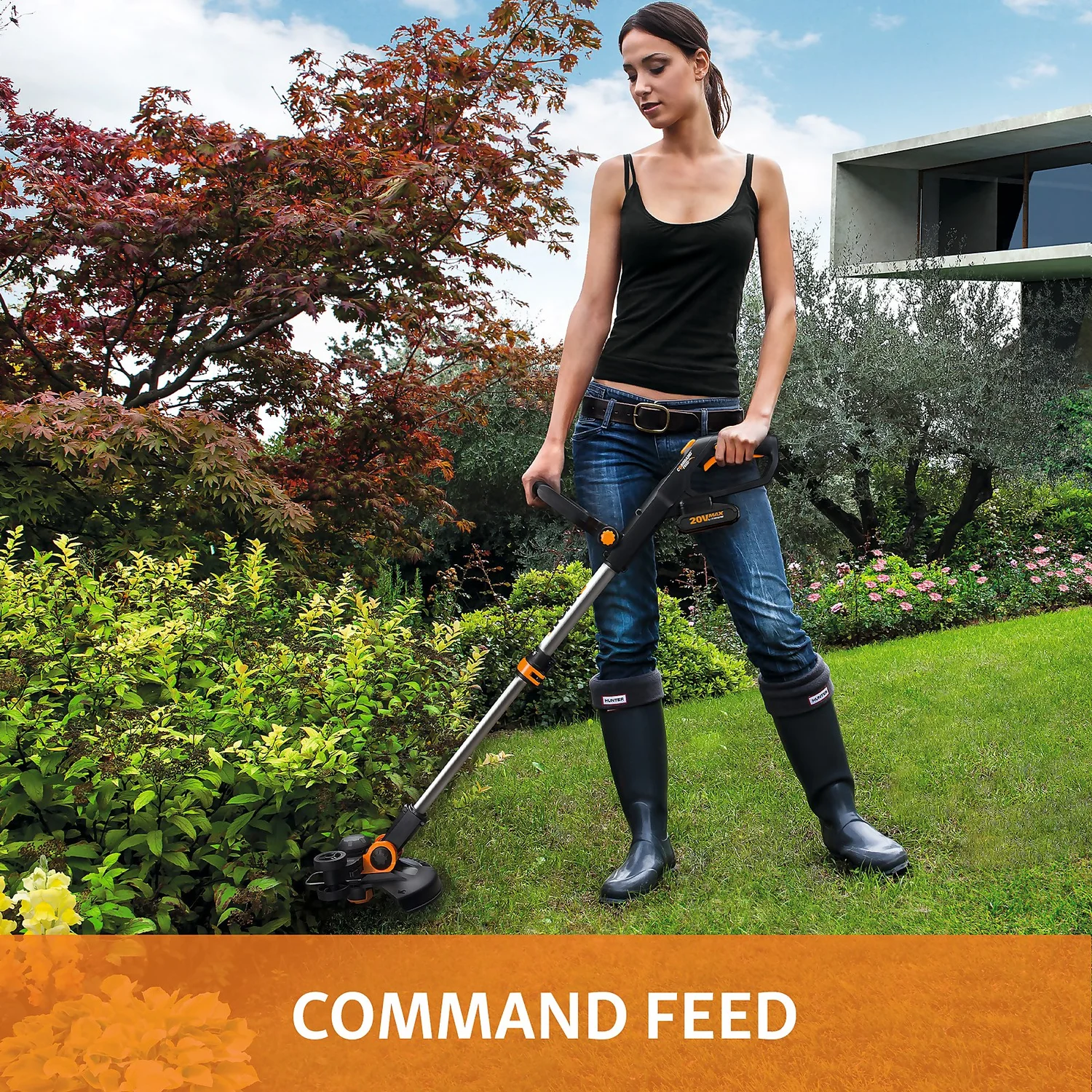 Worx GT 3.0 20v 2.0Ah Cordless Grass Trimmer - 30cm 9 Worx GT 3.0 20v 2.0Ah Cordless Grass Trimmer - 30cm - Image 7