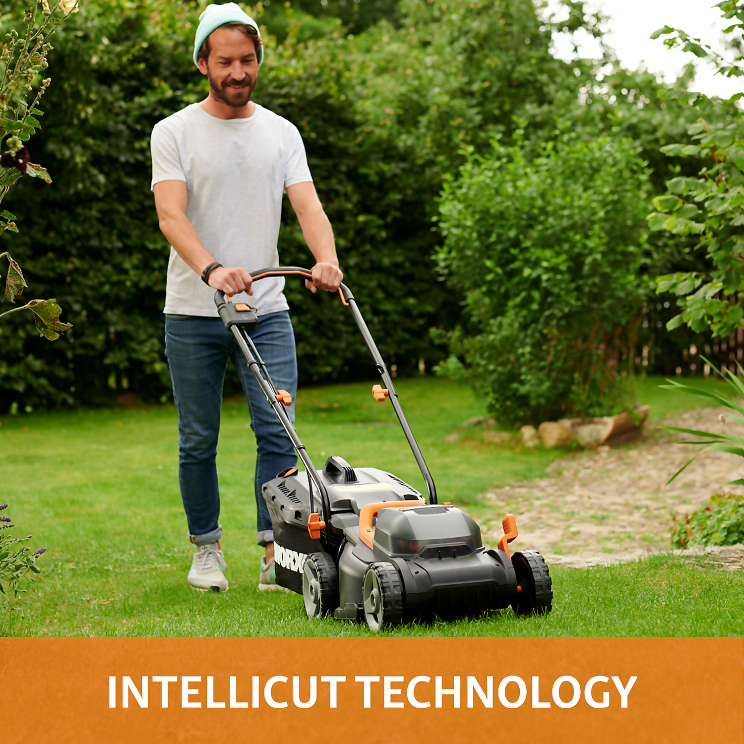 Worx 40V WG779E.2 Cordless Lawn Mower - 34cm 7 Worx 40V WG779E.2 Cordless Lawn Mower - 34cm - Image 5