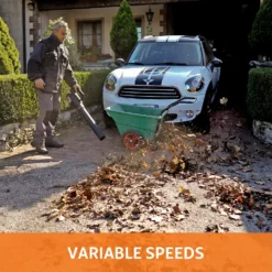 Worx WG547E Turbine 20V 2.0Ah Cordless Garden Blower -GreenScape Sales Store 13326414 6614900642961874