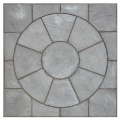 Stylish Stone Chantry Circle Paving Kit 1.5m Graphite -GreenScape Sales Store 13452042 6674935551693847