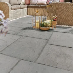 Stylish Stone Chantry Paving 600x600mm Graphite - Full Pack -GreenScape Sales Store 13452048 1134935333846225