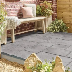 Stylish Stone Chantry Paving 450x300mm Graphite - Full Pack -GreenScape Sales Store 13452061 8934935333968568