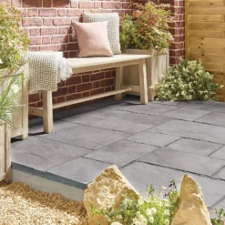 Stylish Stone Chantry Paving 450x450mm Graphite - Full Pack 7 Stylish Stone Chantry Paving 450x450mm Graphite - Full Pack -GreenScape Sales Store 13452069 9324935333750816