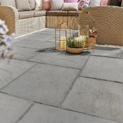 Stylish Stone Chantry Paving 300x300mm Graphite - Full Pack -GreenScape Sales Store 13452073 2124935333804855
