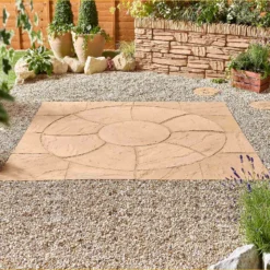 Stylish Stone Chantry Twist Circle Paving Kit 1.5m Gold 10 Stylish Stone Chantry Twist Circle Paving Kit 1.5m Gold -GreenScape Sales Store 13452075 8084935551660124