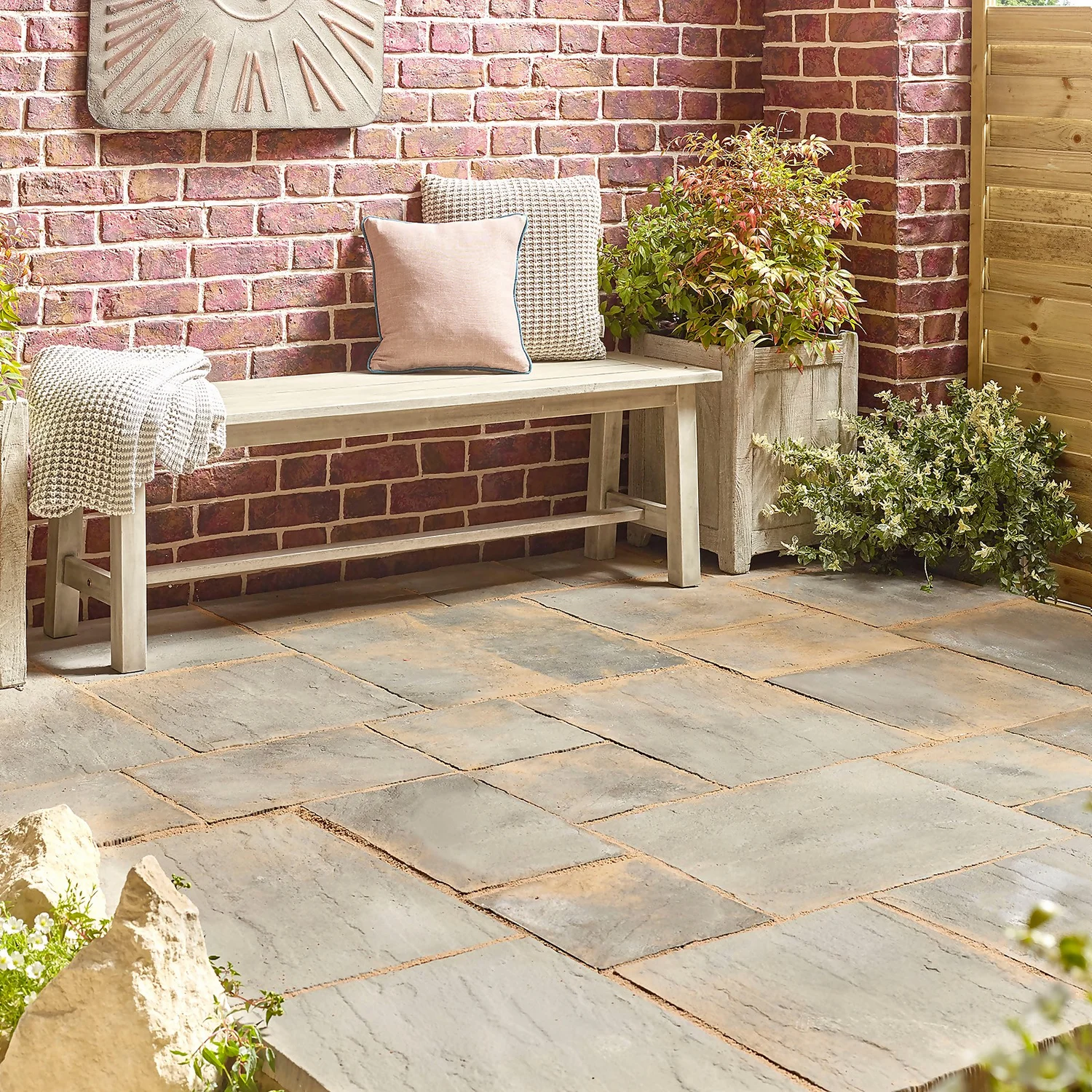 Stylish Stone Chantry Patio Paving Kit 5.76 Sqm Antique 4 Stylish Stone Chantry Patio Paving Kit 5.76 Sqm Antique - Image 2