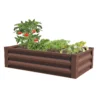Panacea Steel Raised Garden Planter - Brown -GreenScape Sales Store 13480864 9624932710804952