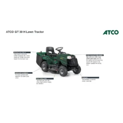 Atco 432cc GT 30H Petrol Lawn Tractor - 84cm -GreenScape Sales Store 13486584 4334929342317106