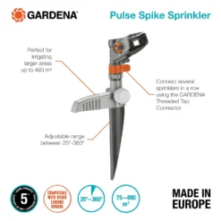 GARDENA Pulse Spike Water Sprinkler -GreenScape Sales Store 13489629 1144924640534250