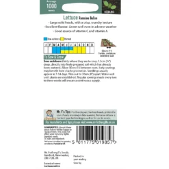 Mr. Fothergill's Lettuce Romaine Ballon Seeds -GreenScape Sales Store 13515419 5924926005699643