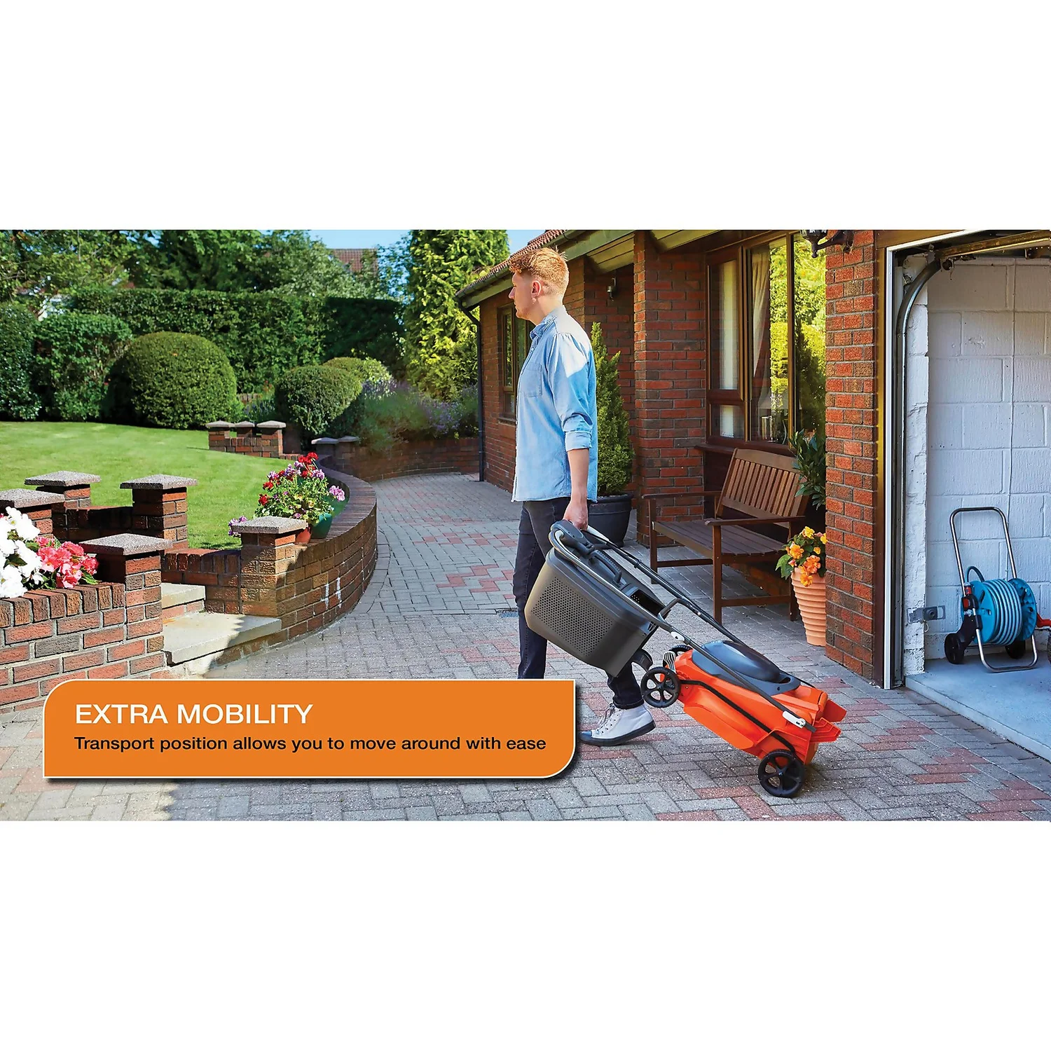 Flymo 36V EasiStore 380 Cordless Lawn Mower - 38cm 10 Flymo 36V EasiStore 380 Cordless Lawn Mower - 38cm - Image 8