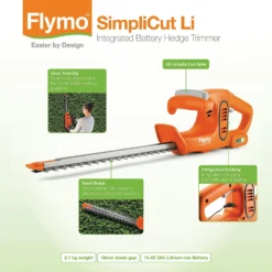 Flymo SimpliCut Cordless Hedge Trimmer -GreenScape Sales Store 13524808 1594936857993480