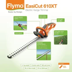 Flymo EasiCut 610XT Hedge Trimmer -GreenScape Sales Store 13524810 5224936857421032
