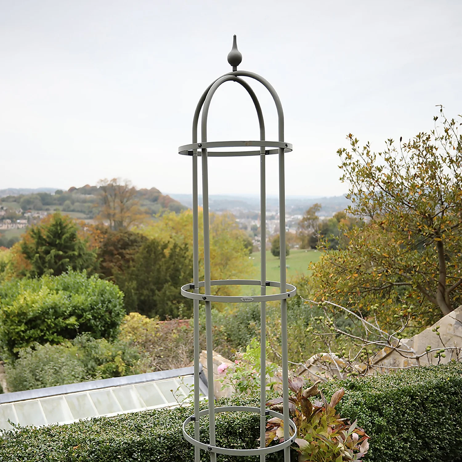 Agriframes Decorative Garden Obelisk 2.4m - Green 4 Agriframes Decorative Garden Obelisk 2.4m - Green - Image 2