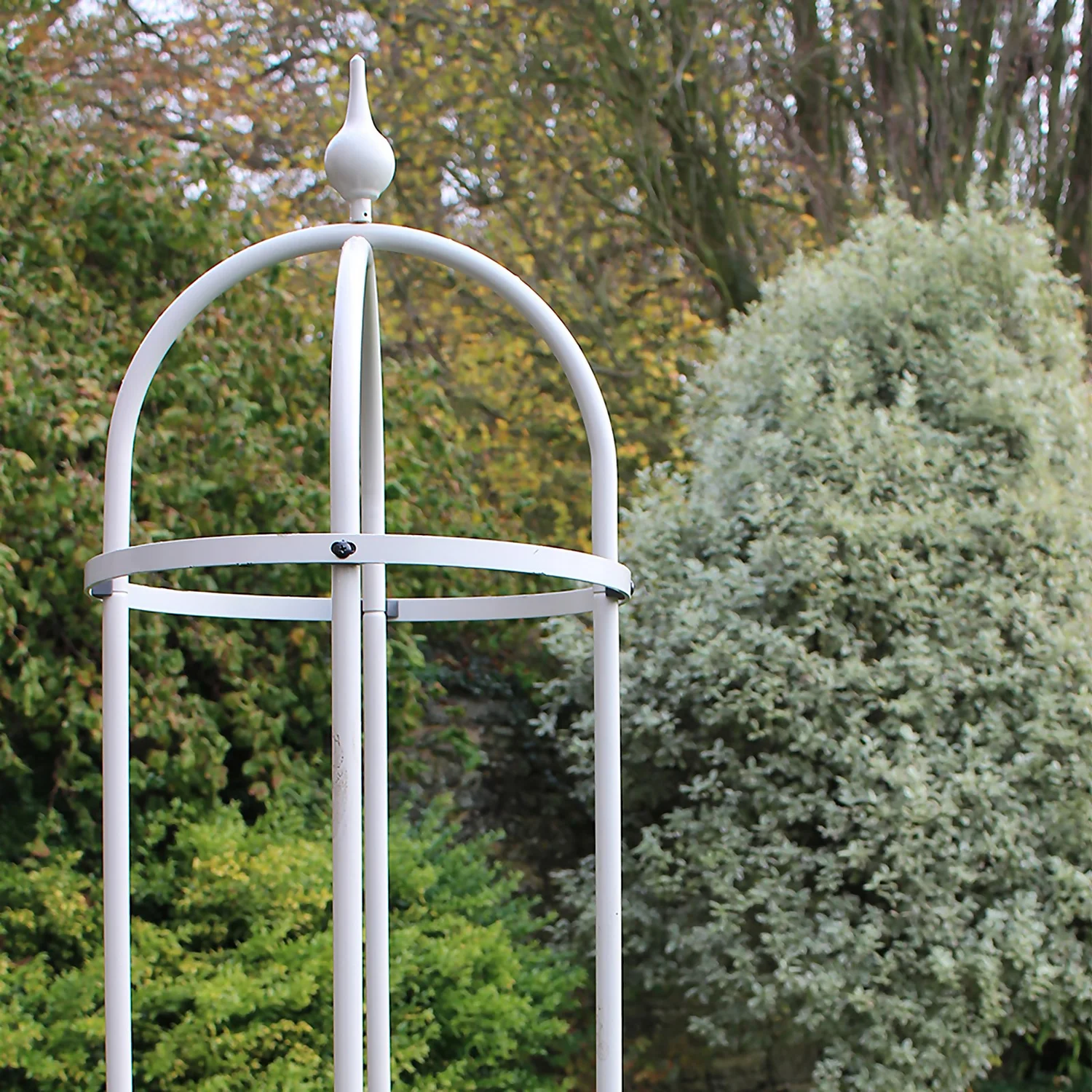 Agriframes Decorative Garden Obelisk 2.4m - Stone 4 Agriframes Decorative Garden Obelisk 2.4m - Stone - Image 2