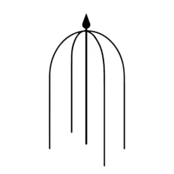 Agriframes Black Shrub Rose Support Structure - 1.3m